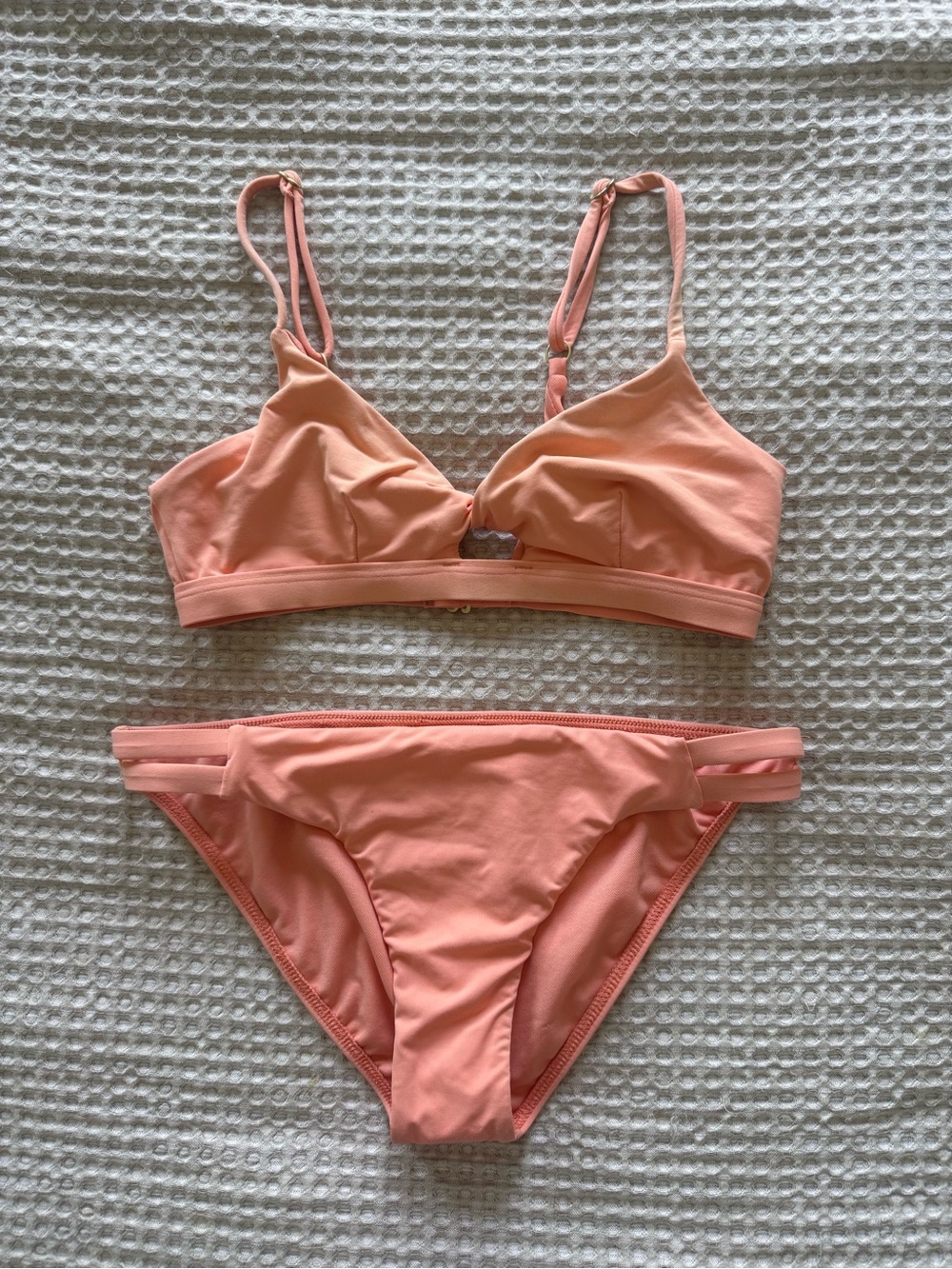 Billabong Peach Coral Bikini Set